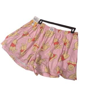 NWT 2pc Disney Pink Winnie the Pooh Lounge Shorts